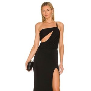 Revolve Amelia Gown in Black